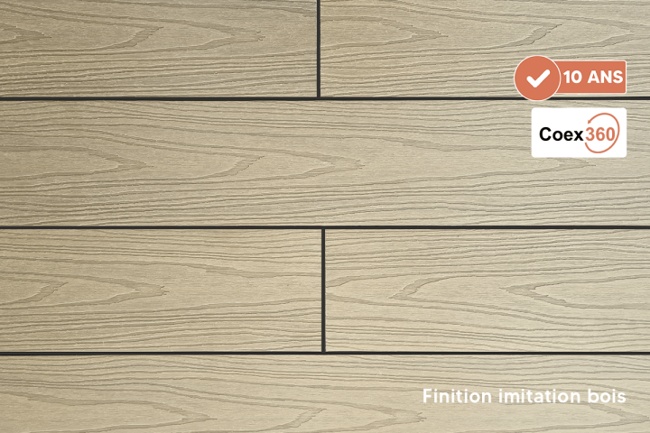 Lame terrasse SUPER dune imitation bois