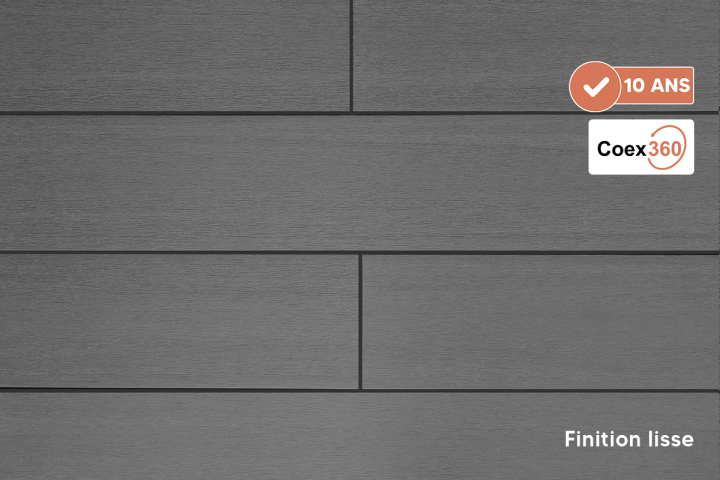 Lame terrasse SUPER dark lisse