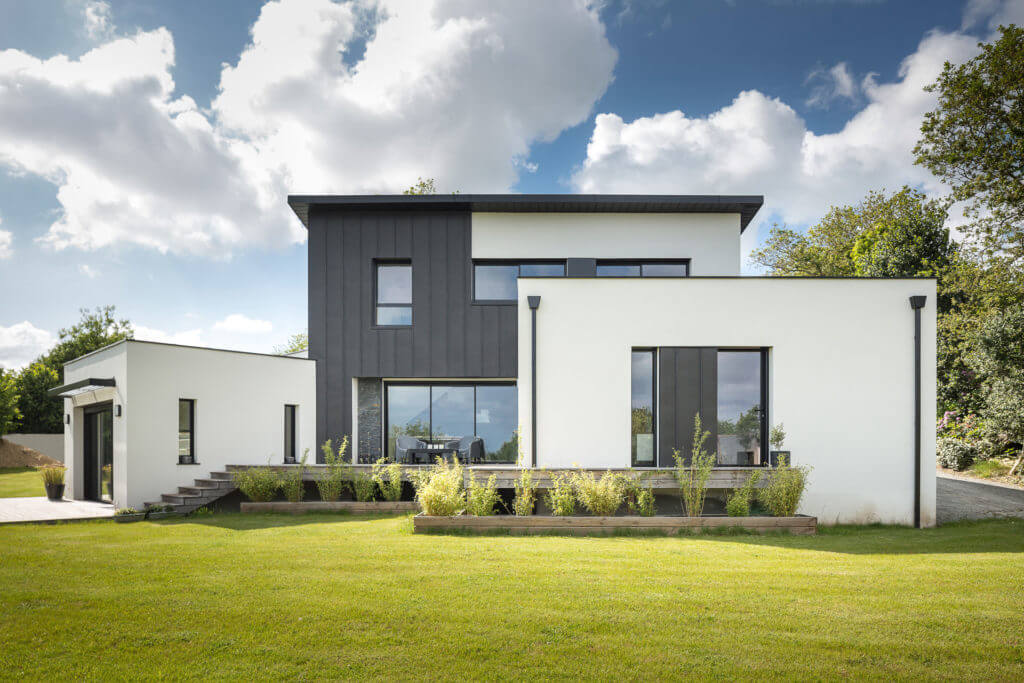 Bardage en bois composite via Pinterest