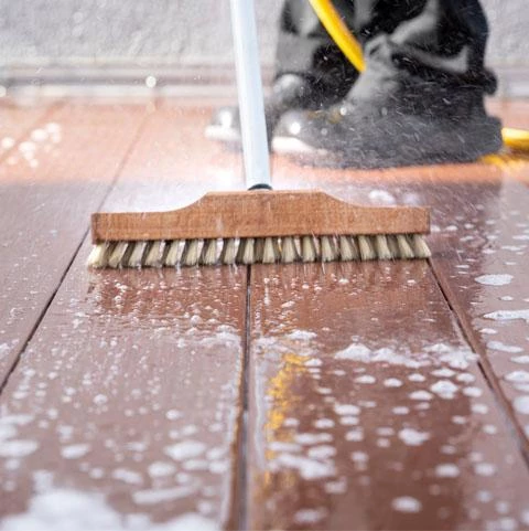 Entretien terrasse en bois composite via Pinterest