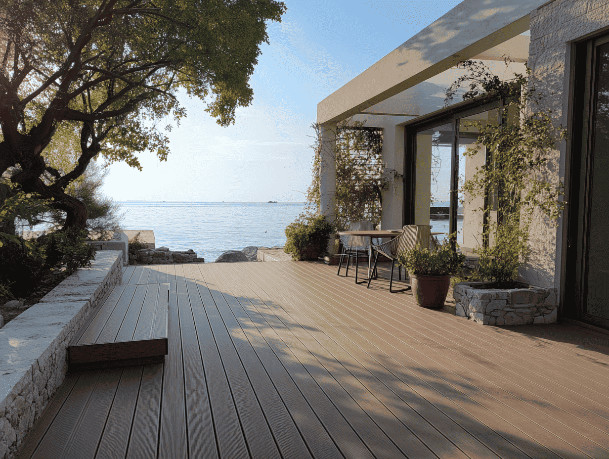 Terrasse en bois composite de Mister Composite