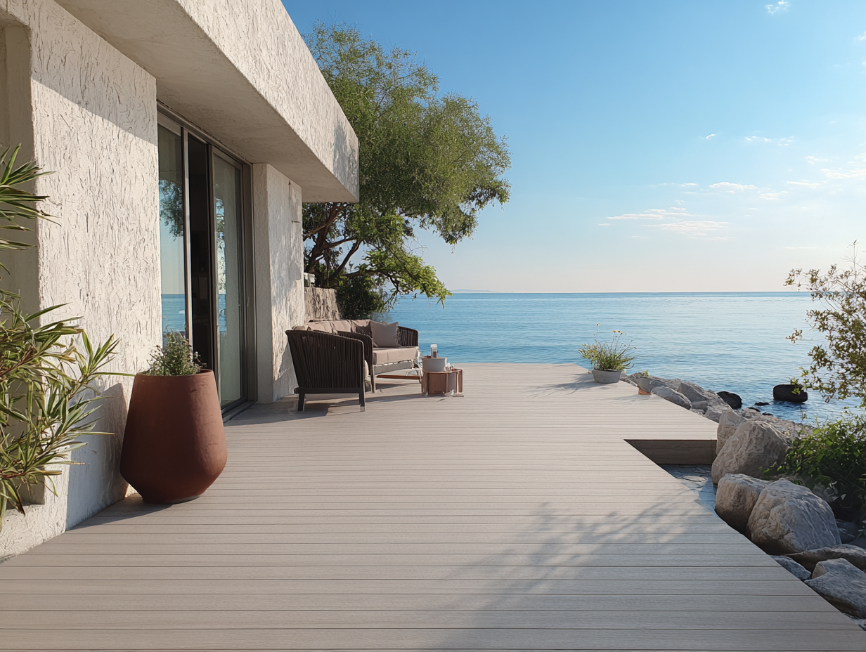 Terrasse en bois composite de Mister Composite