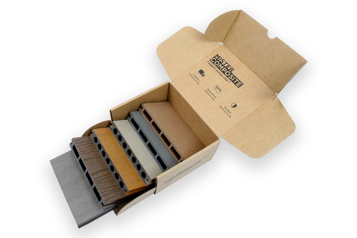 Box échantillons lames de terrasse gratuites Mister Composite