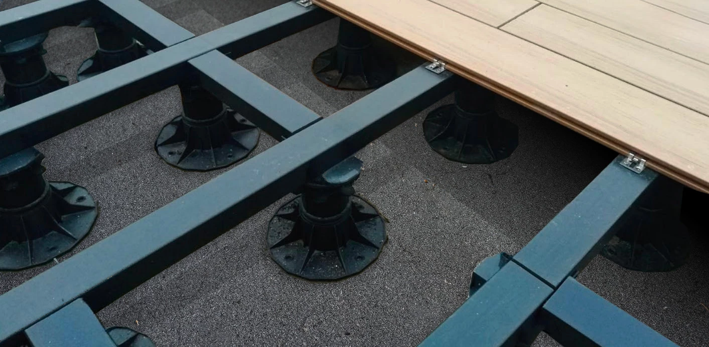 structure terrasse en composite titan